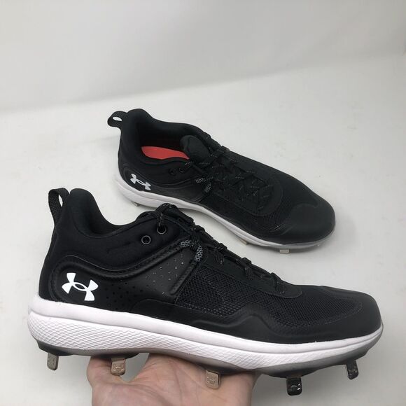 Under Armour Womens Glyde MT Softball Black Cleats Metal - 3024328-001 Size 7 - Picture 1 of 11